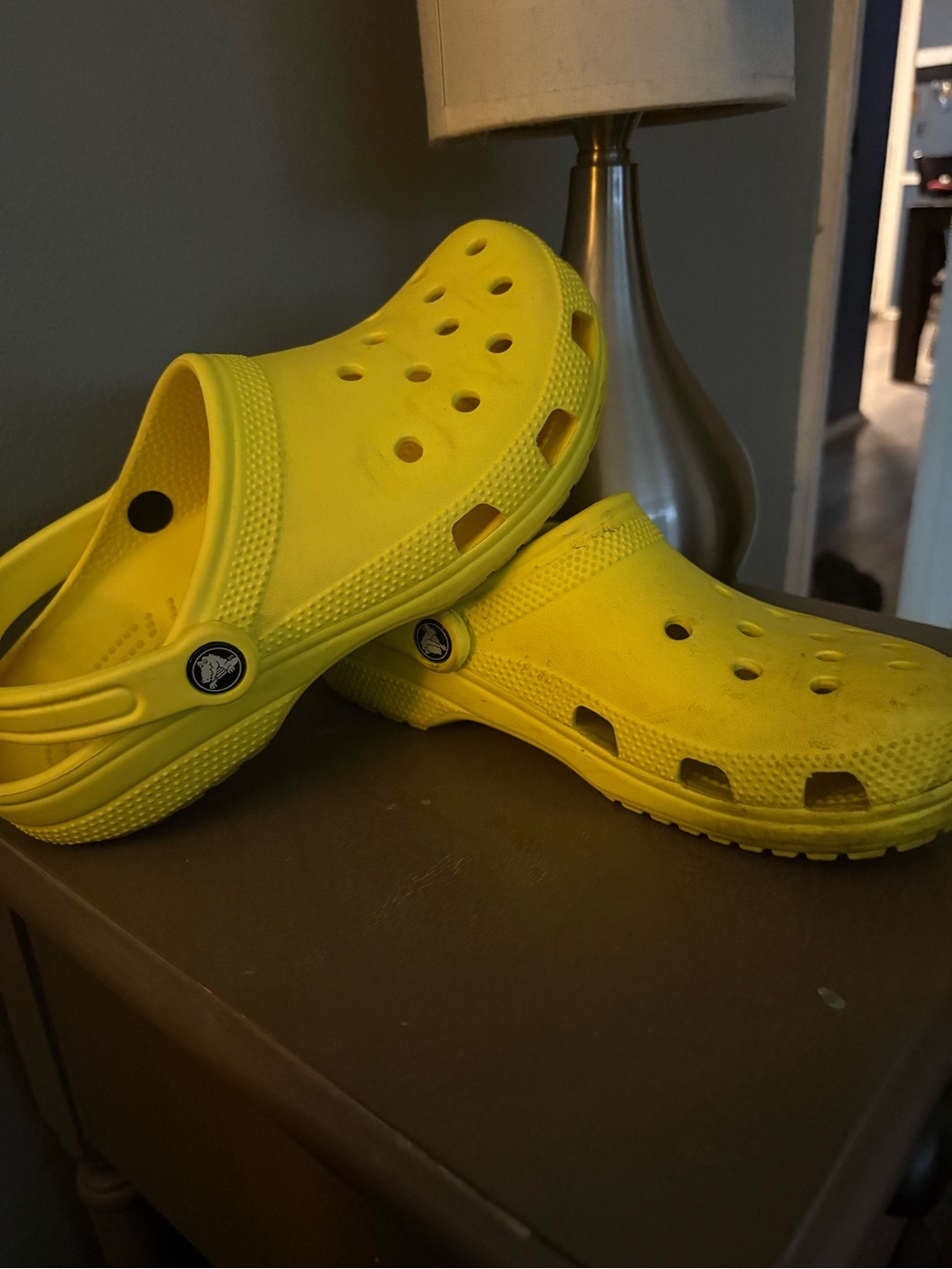 Adult Yellow Casual Clog Shoes